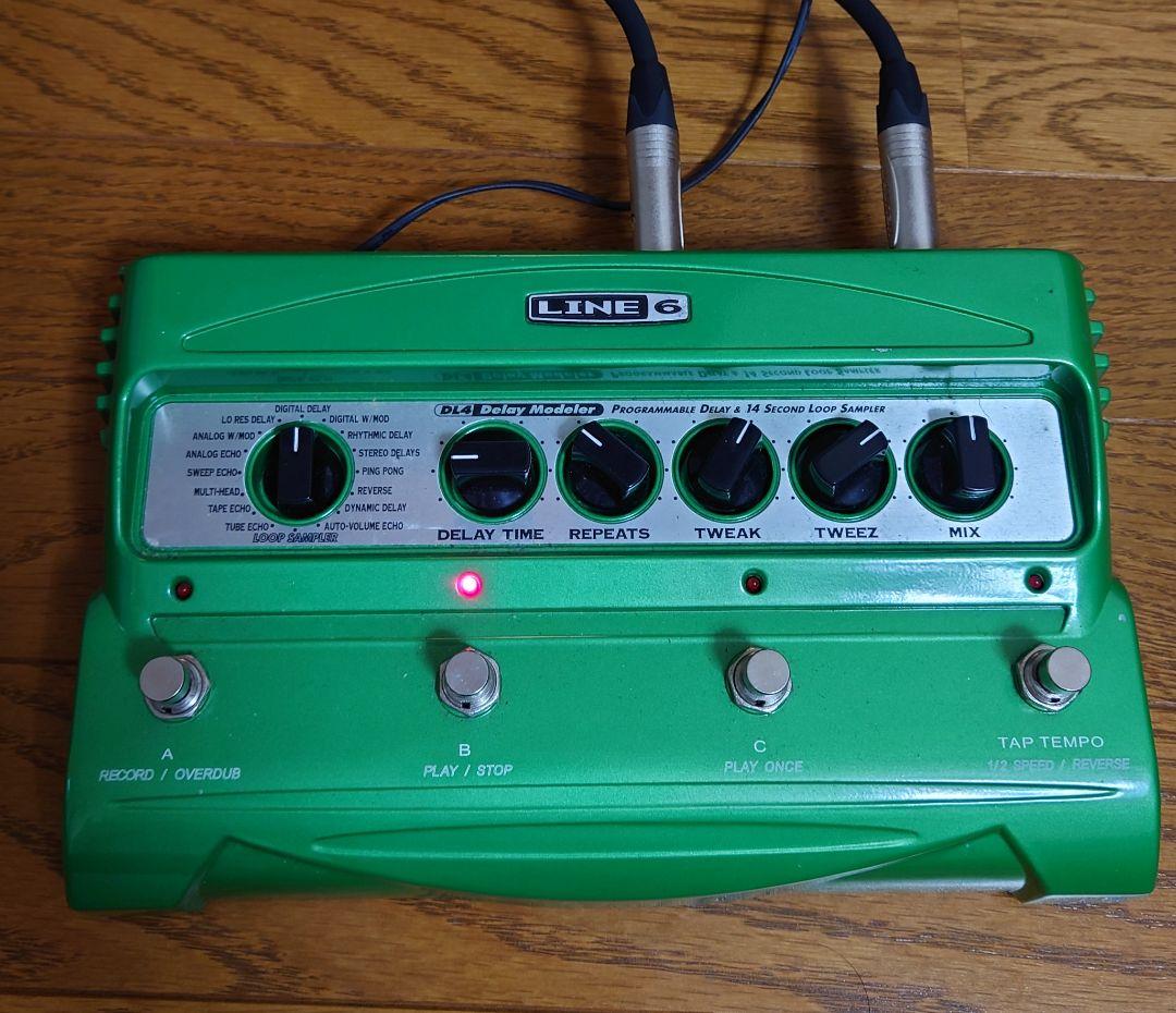 LINE6 DL4 Delay Modeler＜動作確認済み＞ACアダプター付き