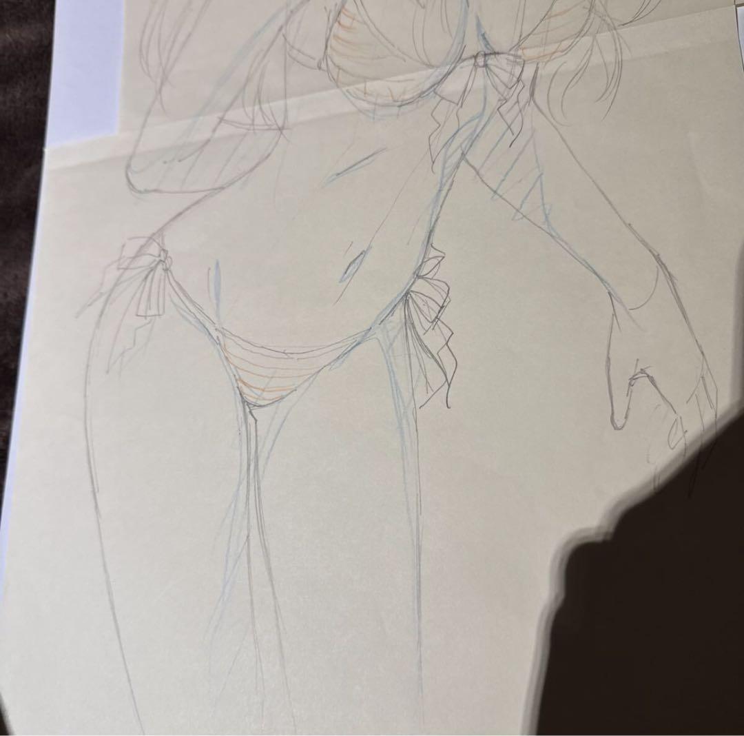 冴えない彼女の育てかた 深崎暮人　制作資料　直筆　セル画　原画　動画　加藤恵