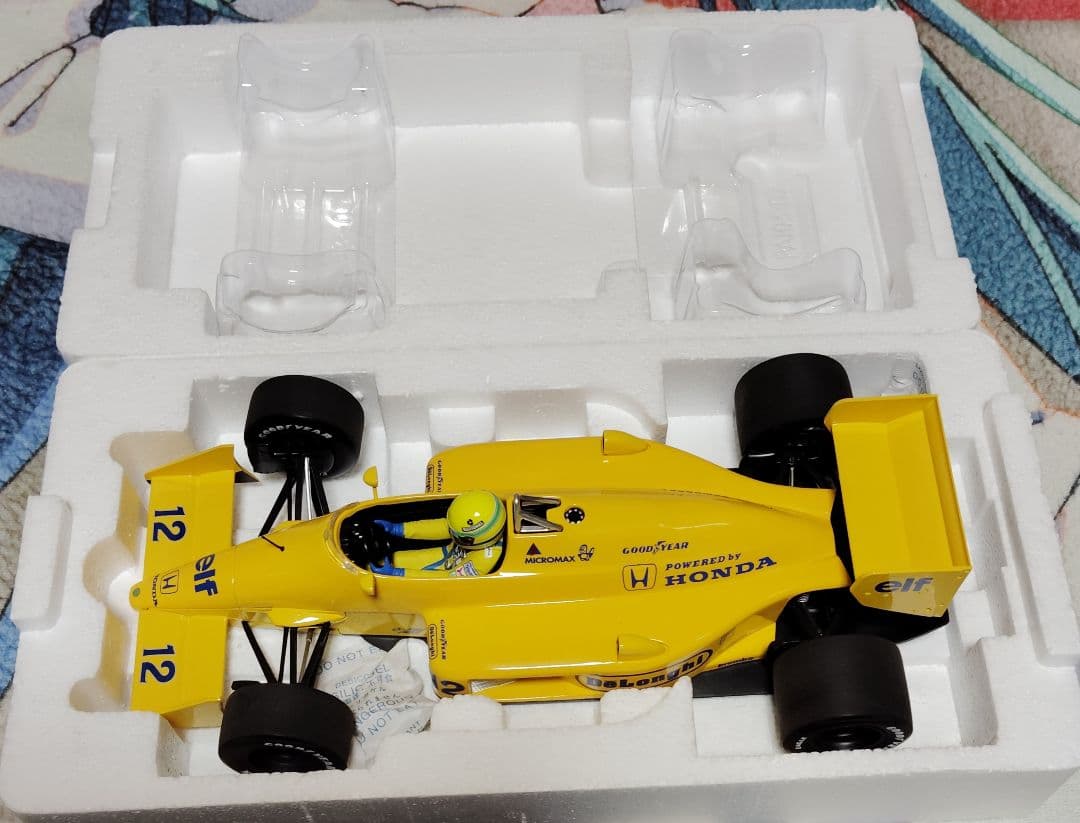 ミニチャンプス 1/18 ロータス ホンダ 99T 優勝 モナコGP 1987