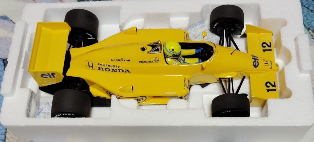 ミニチャンプス 1/18 ロータス ホンダ 99T 優勝 モナコGP 1987