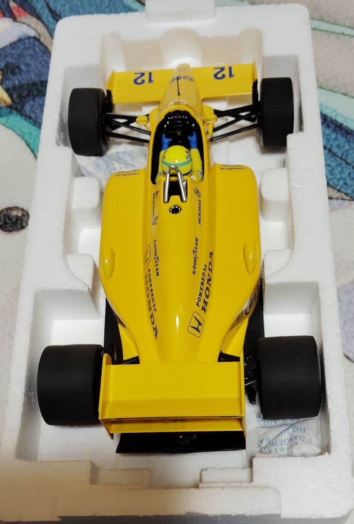 ミニチャンプス 1/18 ロータス ホンダ 99T 優勝 モナコGP 1987
