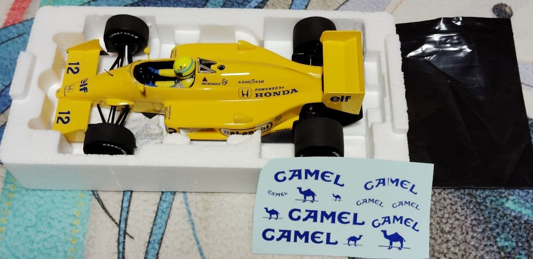 ミニチャンプス 1/18 ロータス ホンダ 99T 優勝 モナコGP 1987