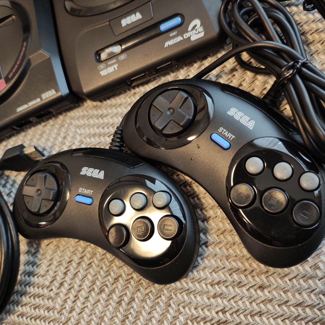 【美品セット】SEGA メガドライブ ミニW+メガドラミニ2