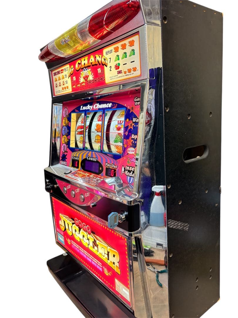 【送料込】ゴーゴージャグラー パチスロ 実機 直接引取可