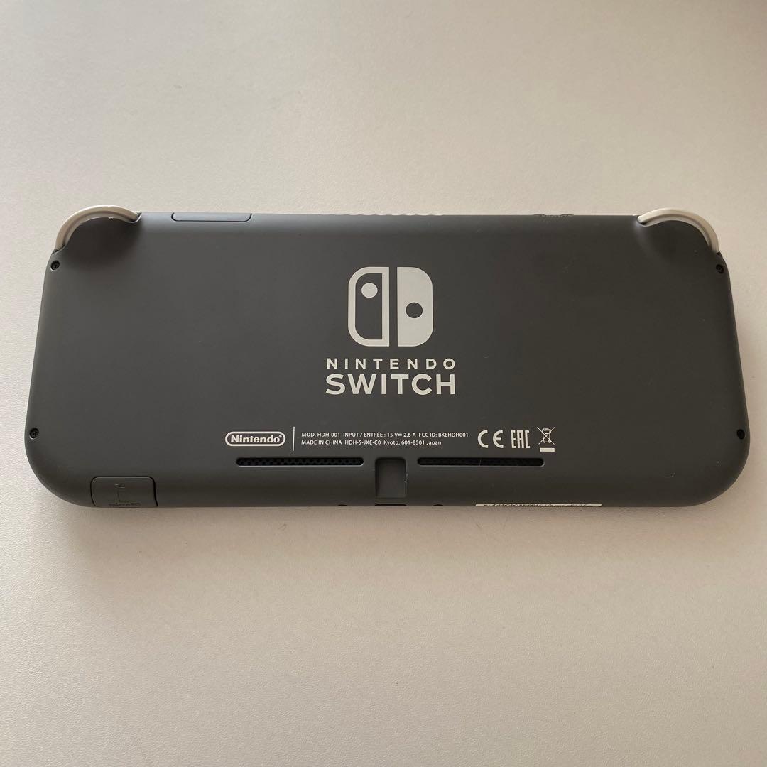 Nintendo Switch Lite グレー 本体　充電器付き