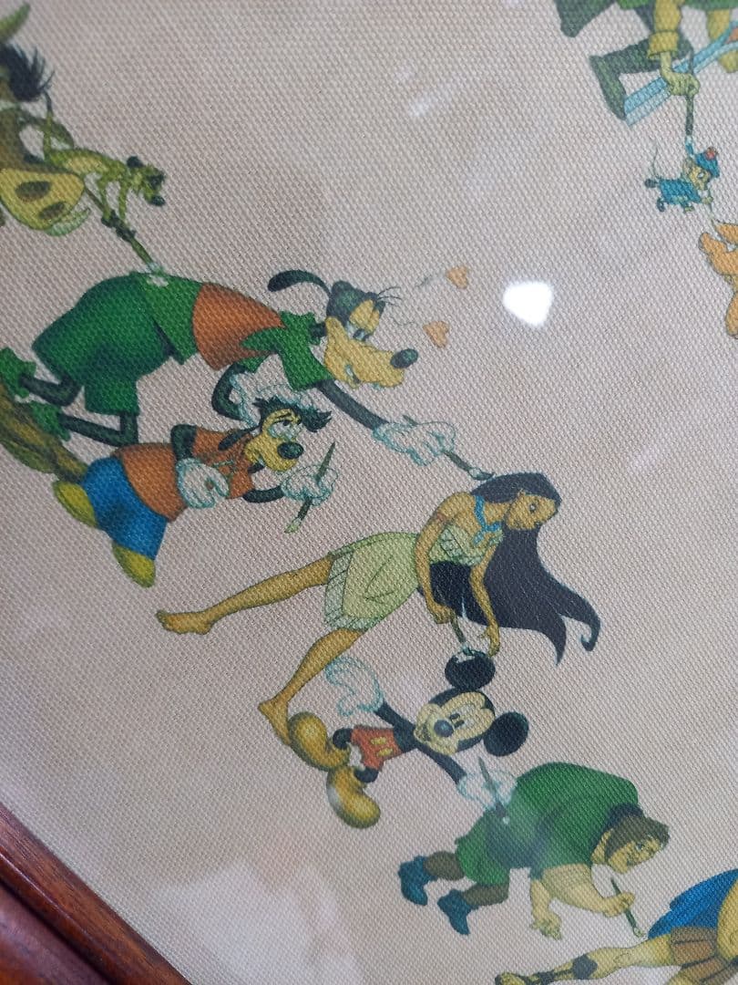 ディズニー 生誕　100周年　記念 1500枚限定　キャンバス　ポスター