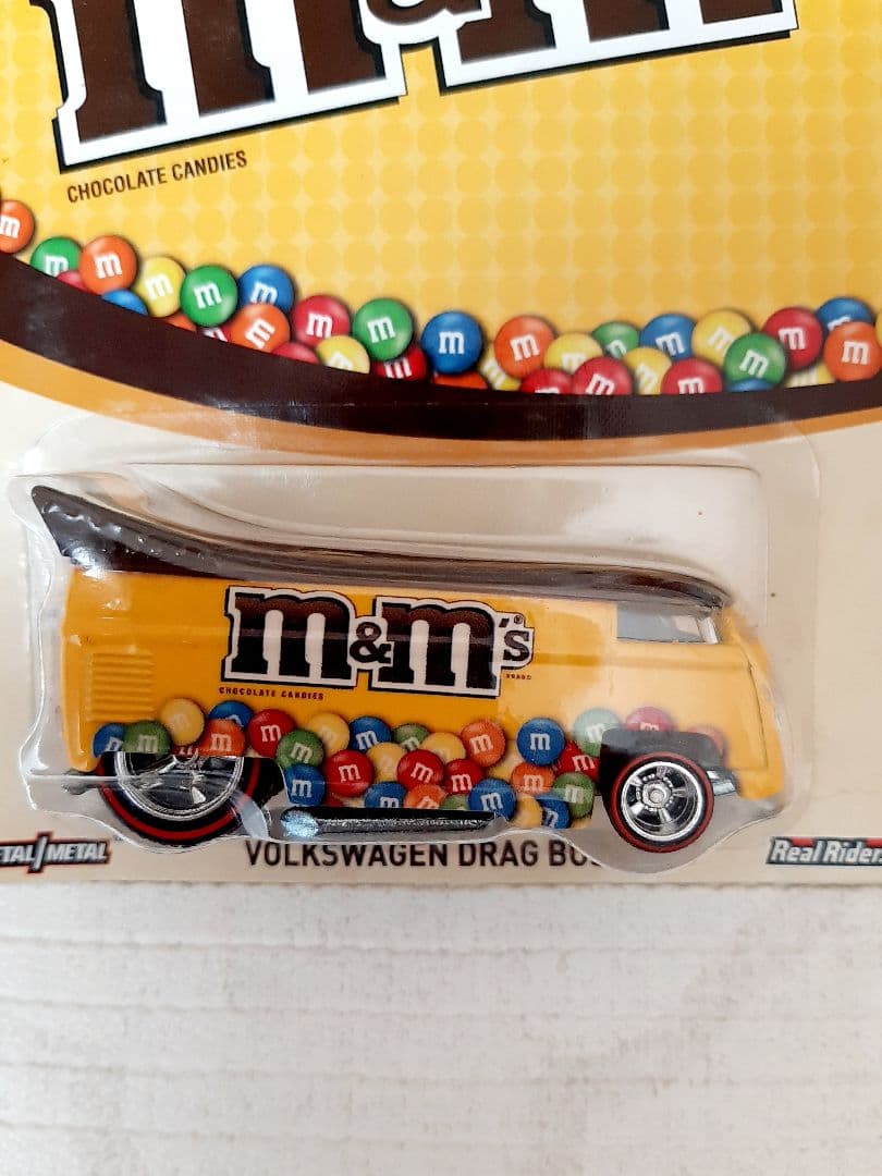 ホットウィール　ポップカルチャー　m&m's　VW ドラッグバス