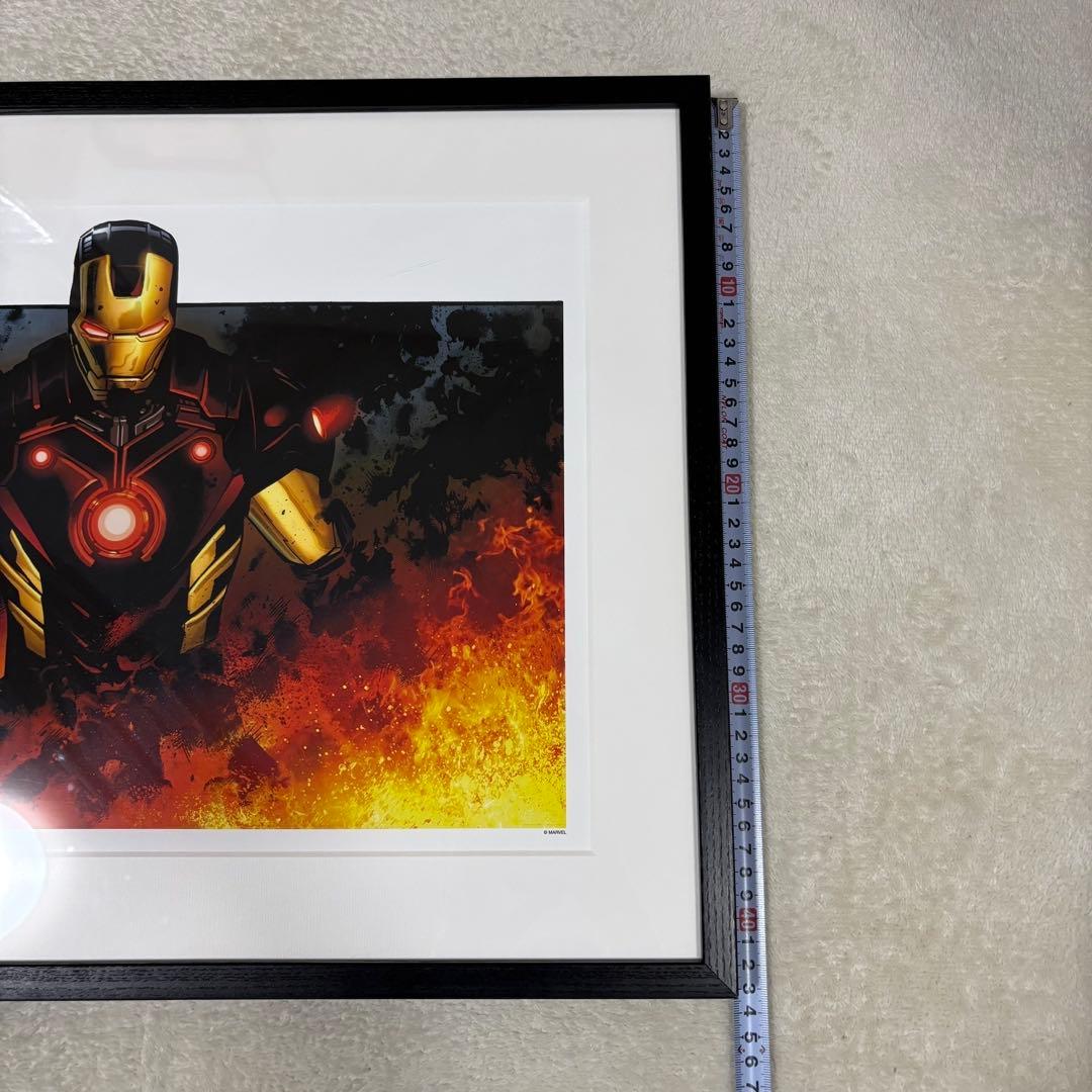 【激レア】MARVEL展 アイアンマン ジークレー 複製原画 マーベル 正規品