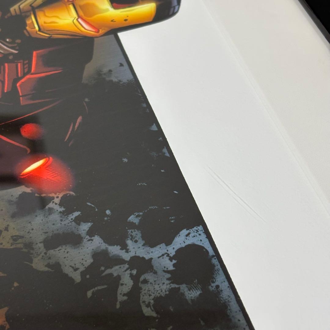 【激レア】MARVEL展 アイアンマン ジークレー 複製原画 マーベル 正規品