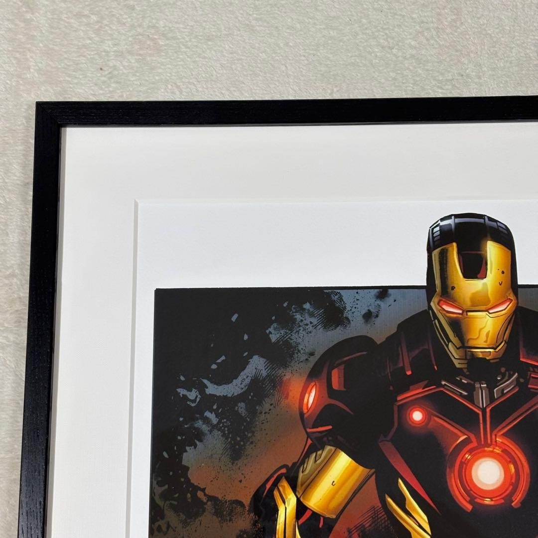 【激レア】MARVEL展 アイアンマン ジークレー 複製原画 マーベル 正規品
