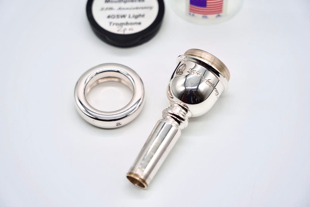 管楽器・吹奏楽器 Greg Black 4GSW Light 2-Piece Screw Rim