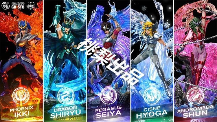 新品未開封『聖闘士星矢』白鳥星座 キグナス 氷河 ガレージキット スタチュー