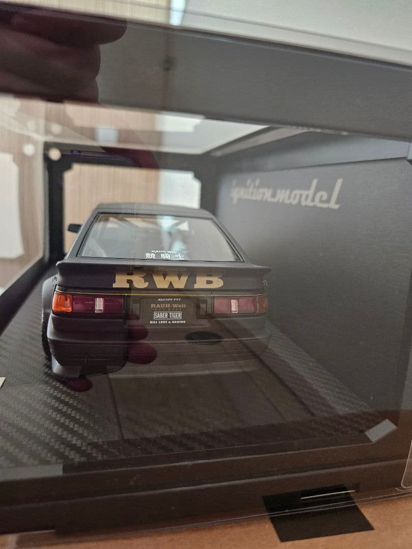 ミニカー ignitionmodel RWB AE86 Matte Black 1/18