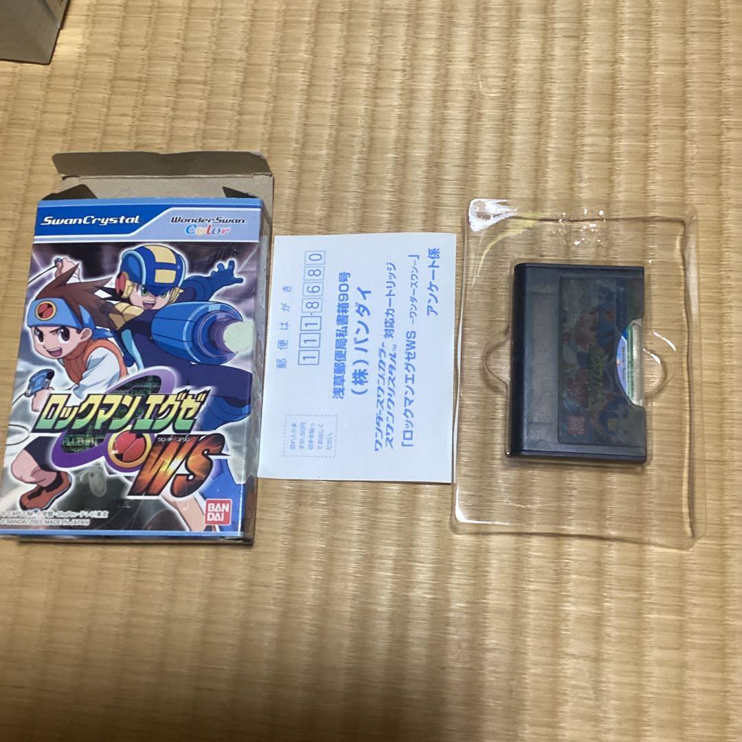 希少　ロックマンエグゼWS ワンダースワン カセット付き