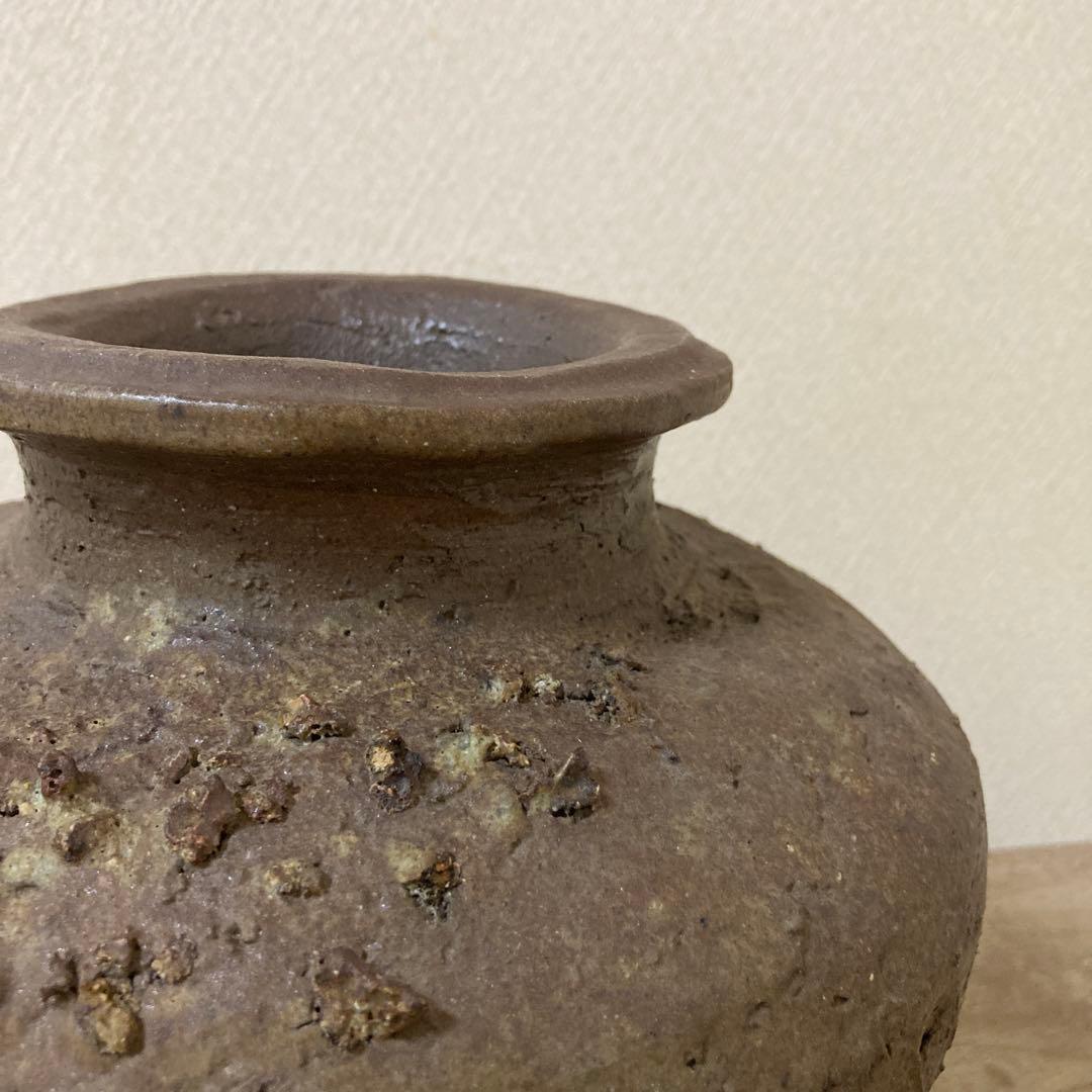 古種壺　古壺　甕〈検 古信楽　常滑　備前　花瓶　立花　丹波　茶道具