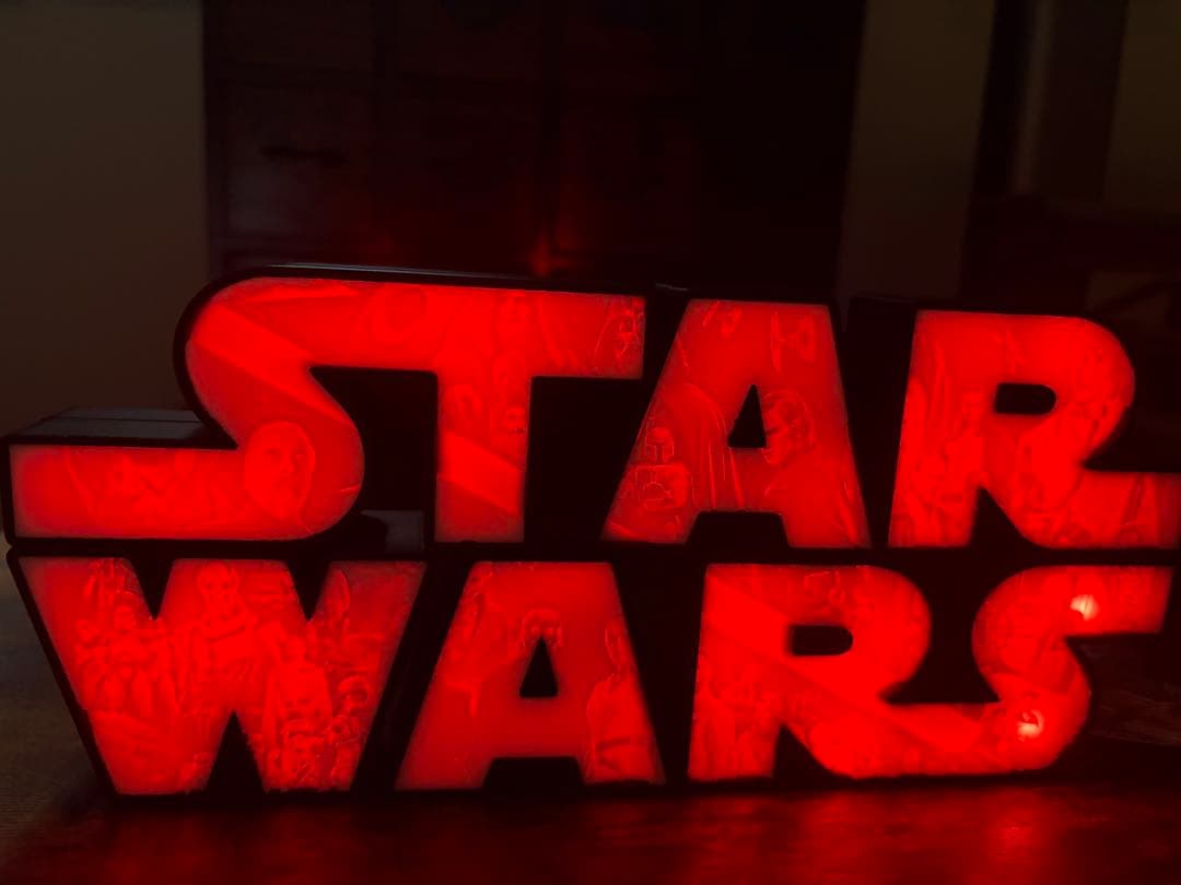 j*i様 STAR WARS LEDロゴライト スターウォーズ