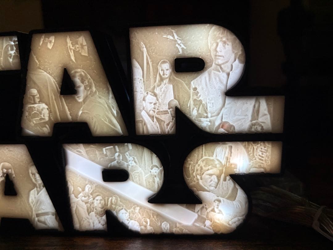 j*i様 STAR WARS LEDロゴライト スターウォーズ