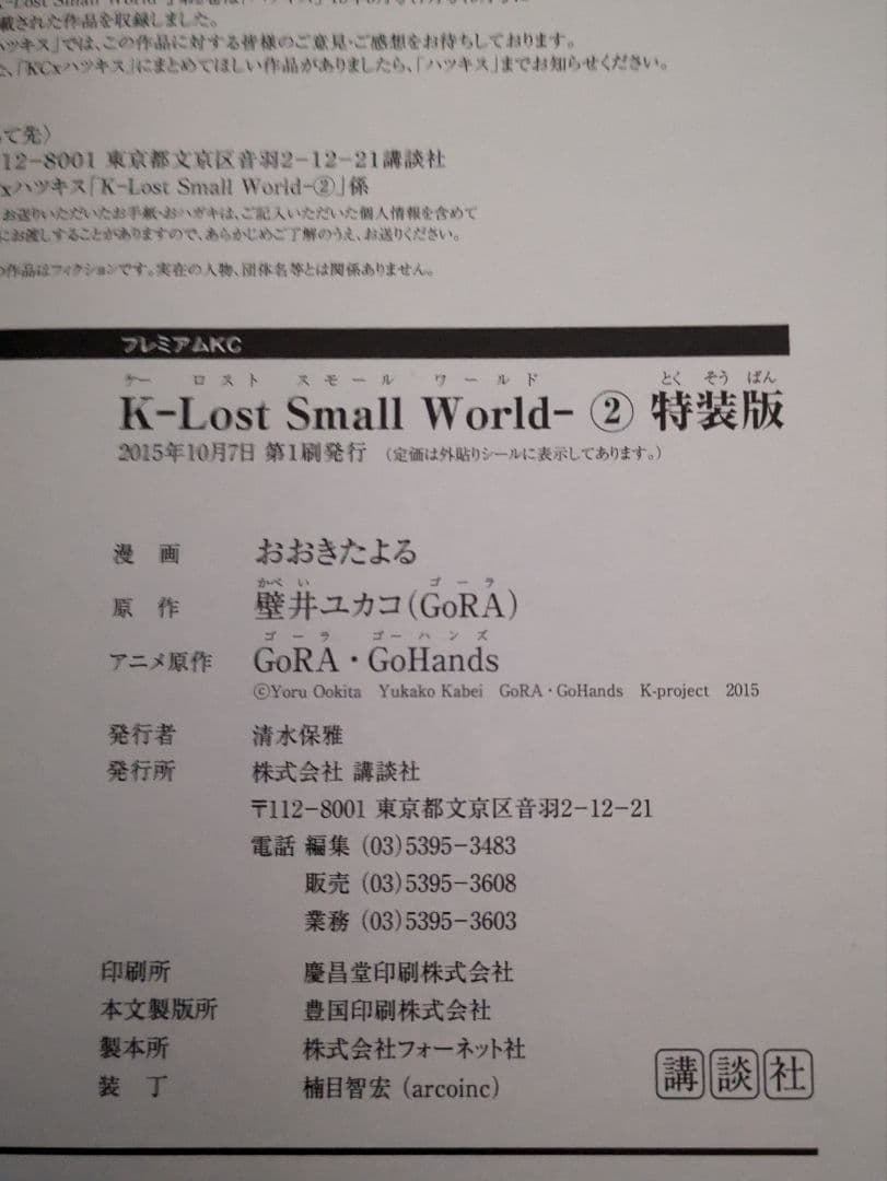 K　-Lost Small World-