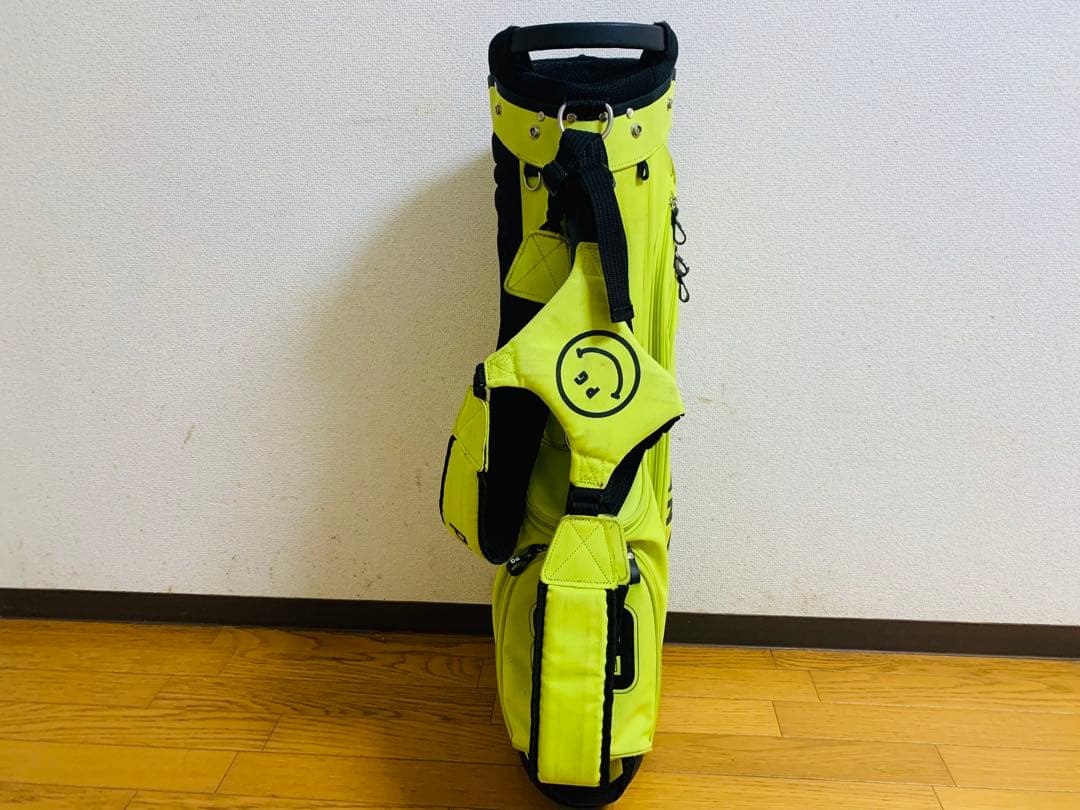 PEARLY GATES 蛍光イエロー ゴルフバッグ