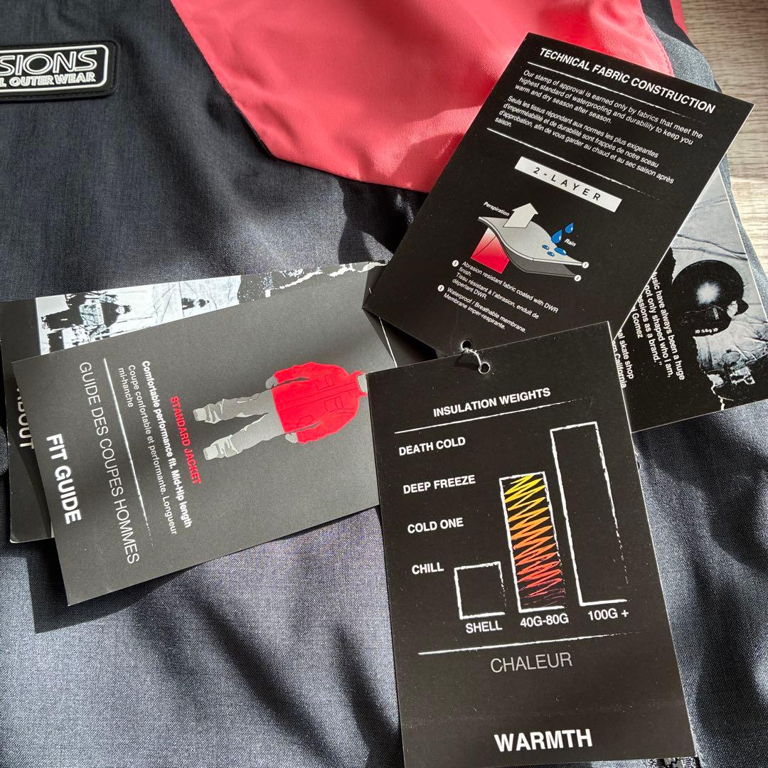 未使用 SESSIONS セッションズ スノーボードウェア ジャケット XL