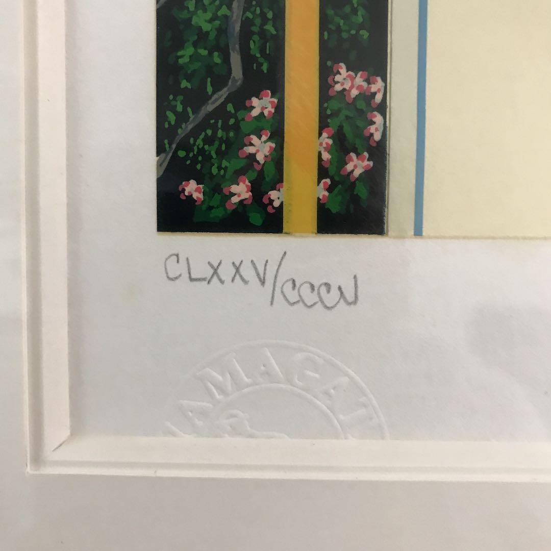 絵画　ヤマガタヒロミチ　シルクスクリーン