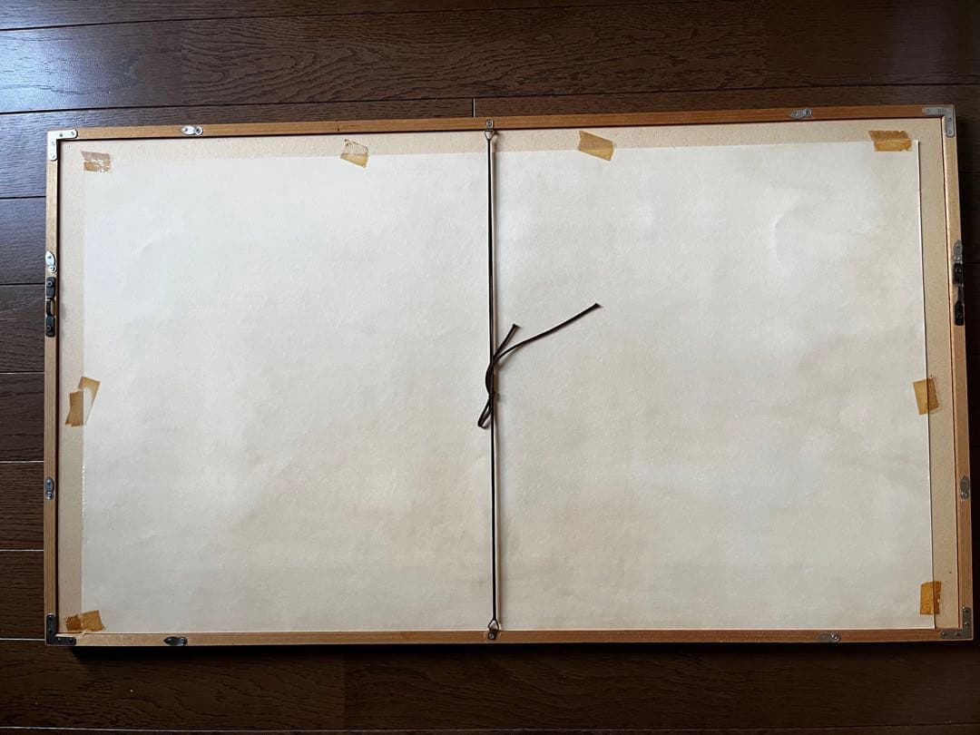 ★未使用★ゴッホ　「荒れ模様の空の麦畑」　額装　印刷物　1