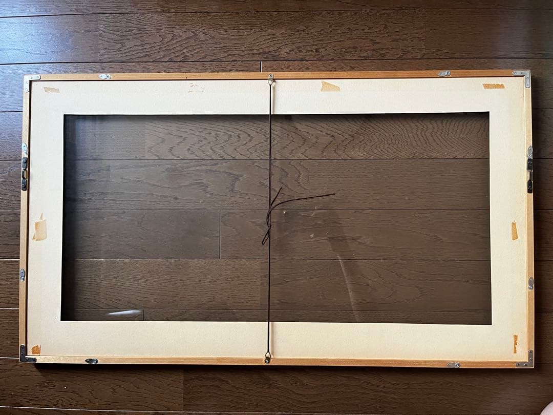 ★未使用★ゴッホ　「荒れ模様の空の麦畑」　額装　印刷物　1