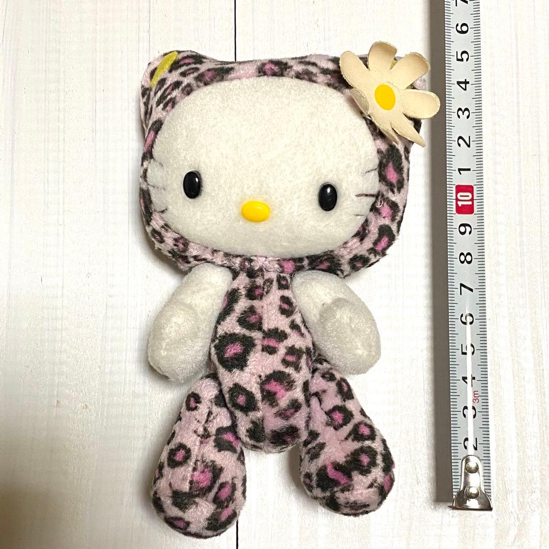 ハローキティ ヒョウ　豹　ピンクパンサー　ぬいぐるみ　キティ　サンリオ　激レア