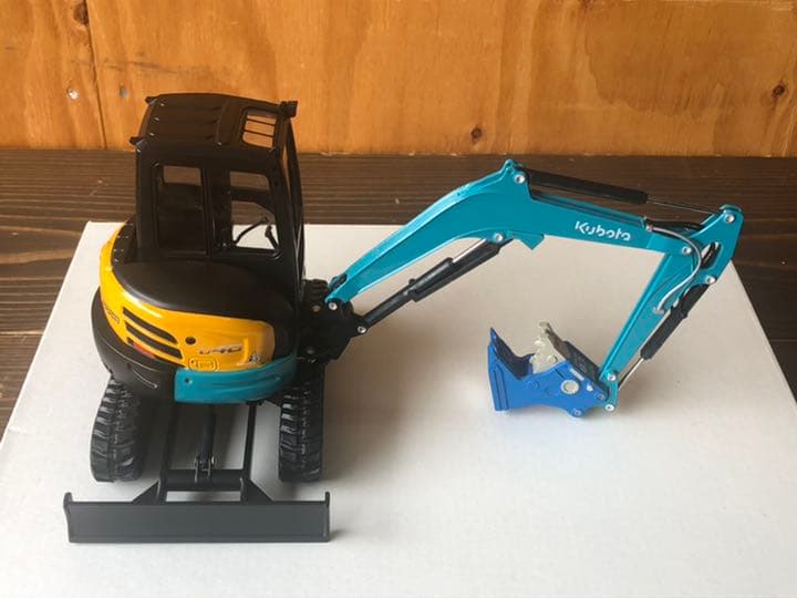 クボタ　ミニチュア　ユンボ カスタム　ショベルカー　解体　ミニユンボ