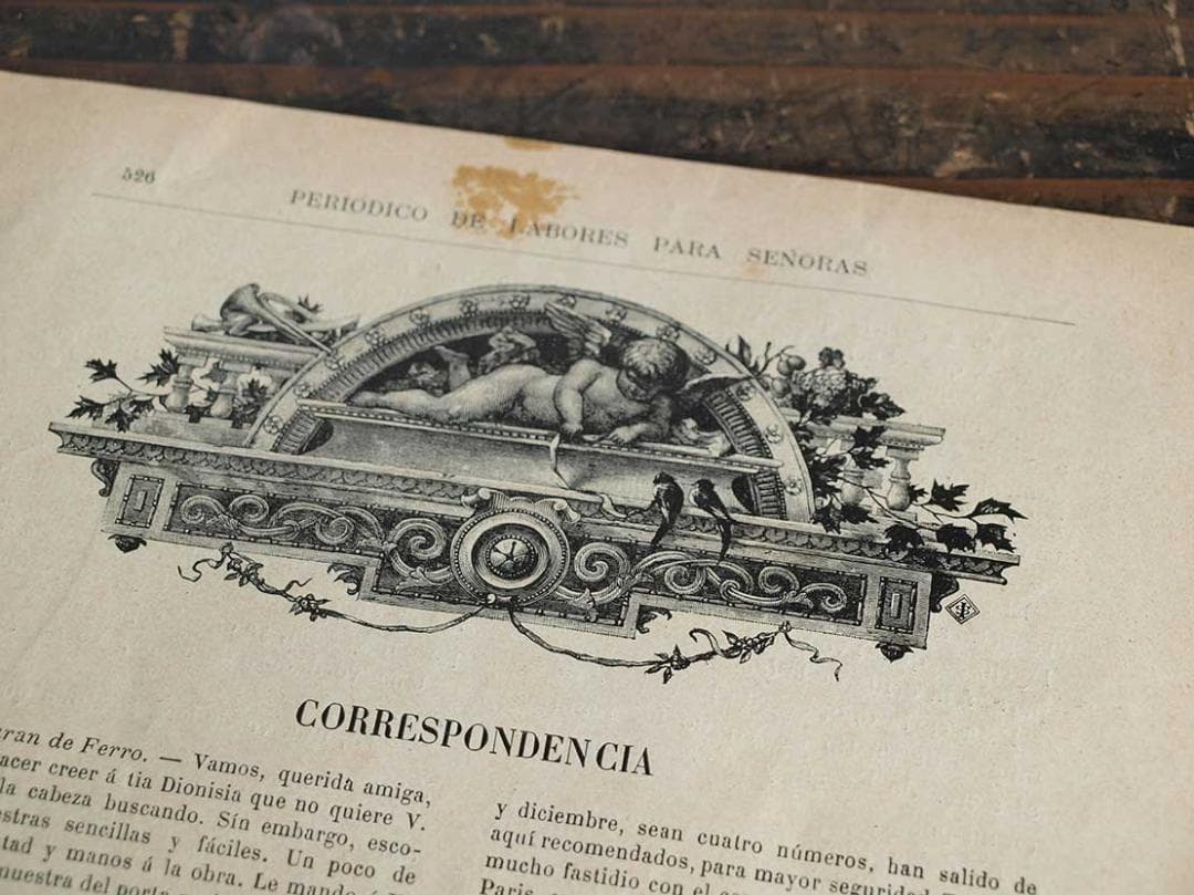 稀少 刺繍図案集 手芸雑誌 1897年６冊 手刺繍 手芸 アール・デコ/J896