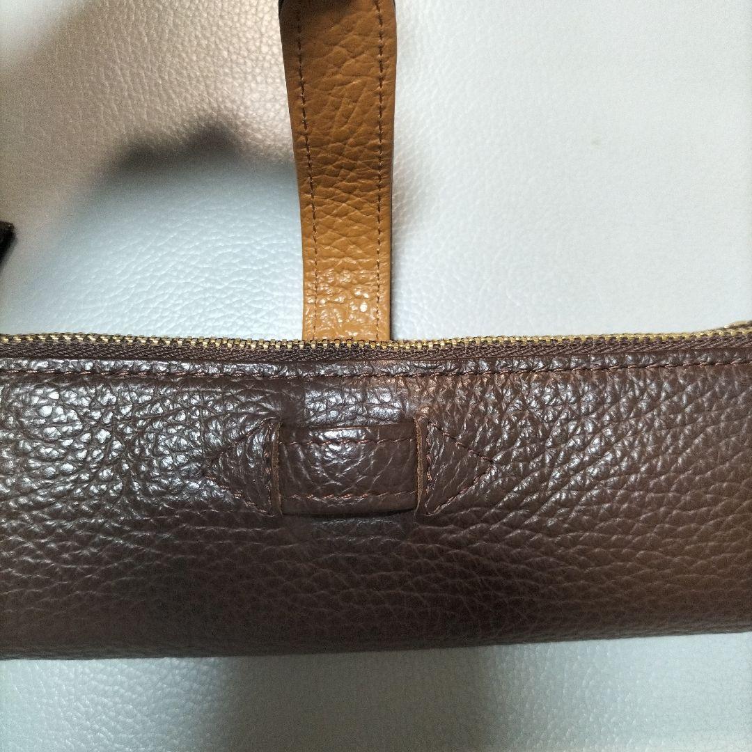 環奈様　Cカンパニー ルポペンケース ダークブラウン しおり付き