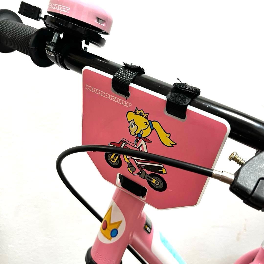 極美品 マリオカート ピーチ姫 キッカーアバンス　バランスバイク ストライダー