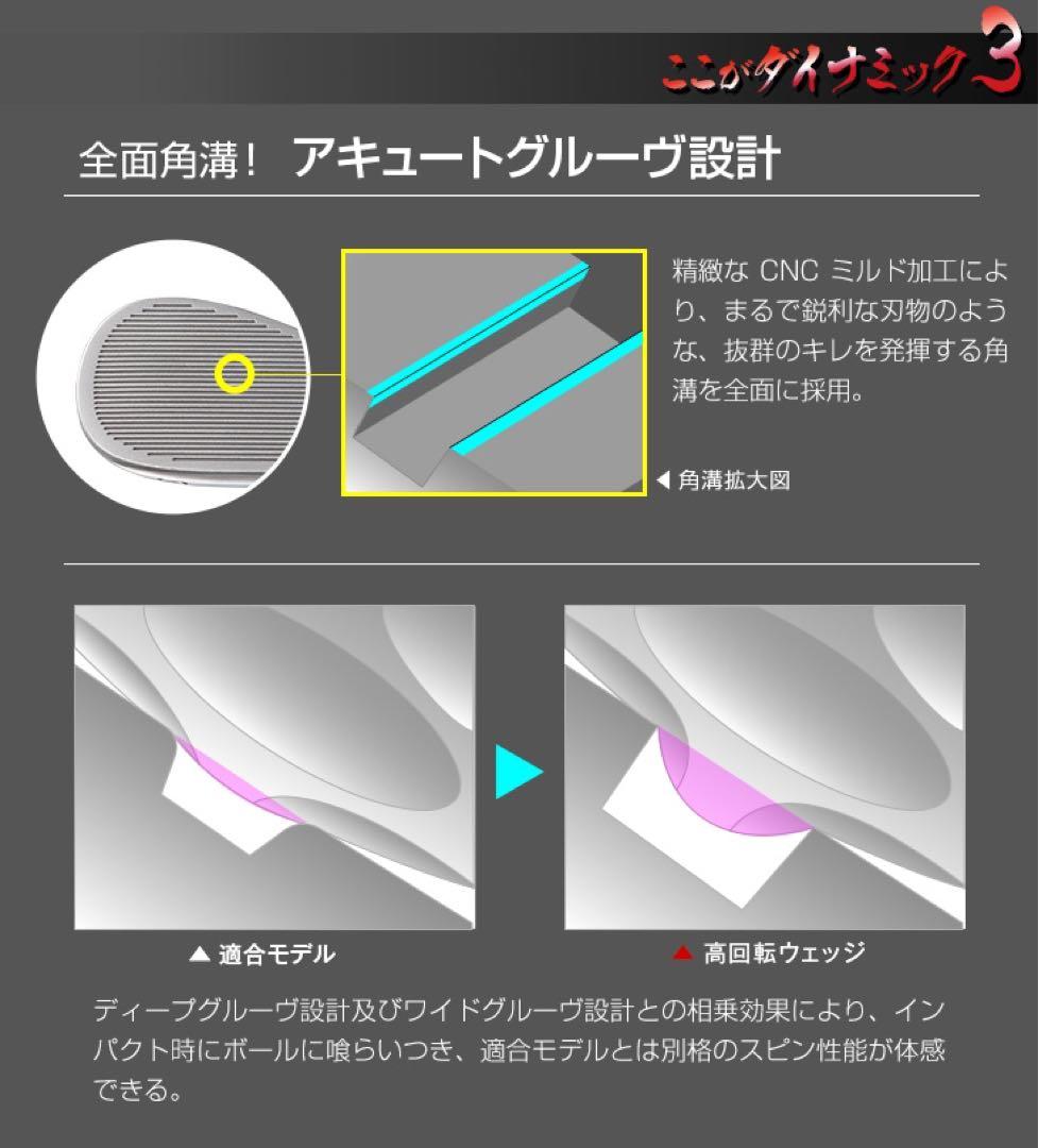 【2本セット】世界最強バックスピン！止まって戻って寄せワン連発の激スピンウェッジ
