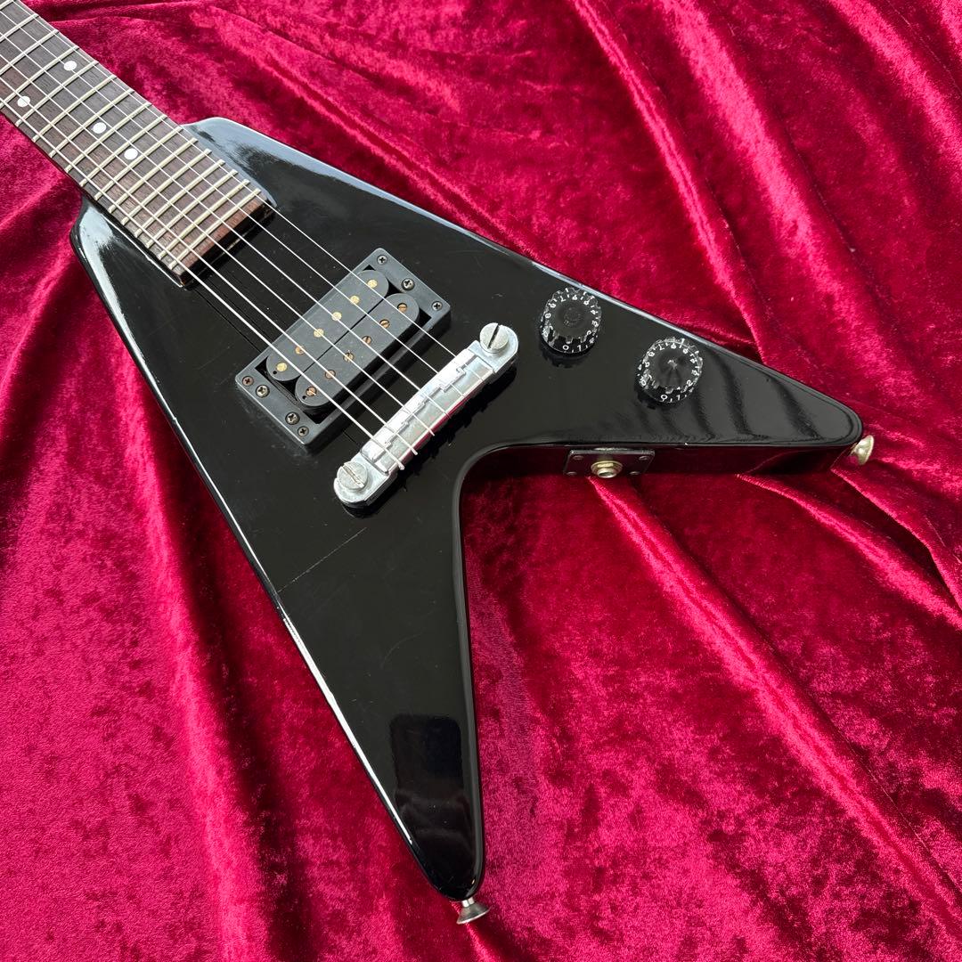 メンテ済 Samick MINI FLYING V ミニギター フライングV