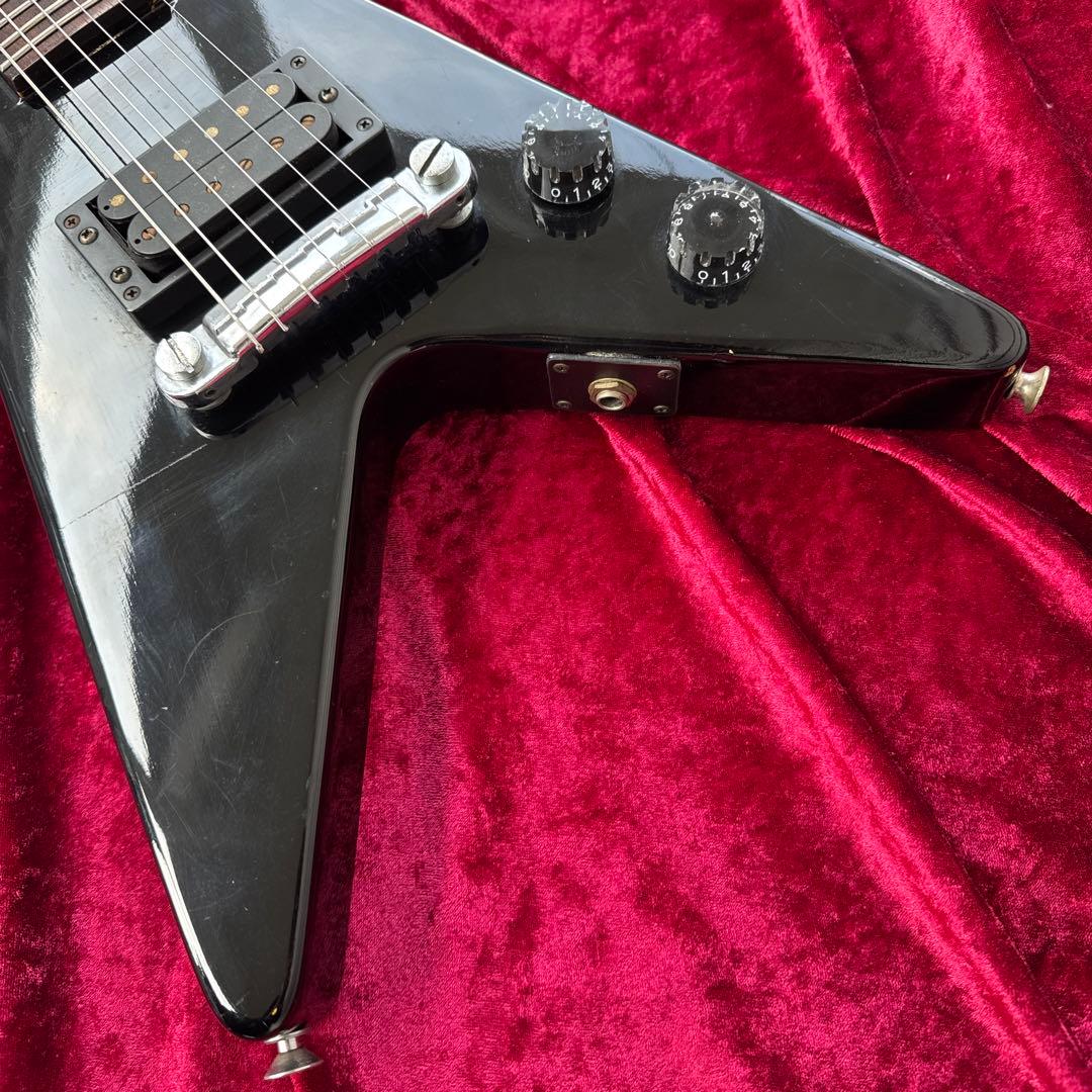 メンテ済 Samick MINI FLYING V ミニギター フライングV