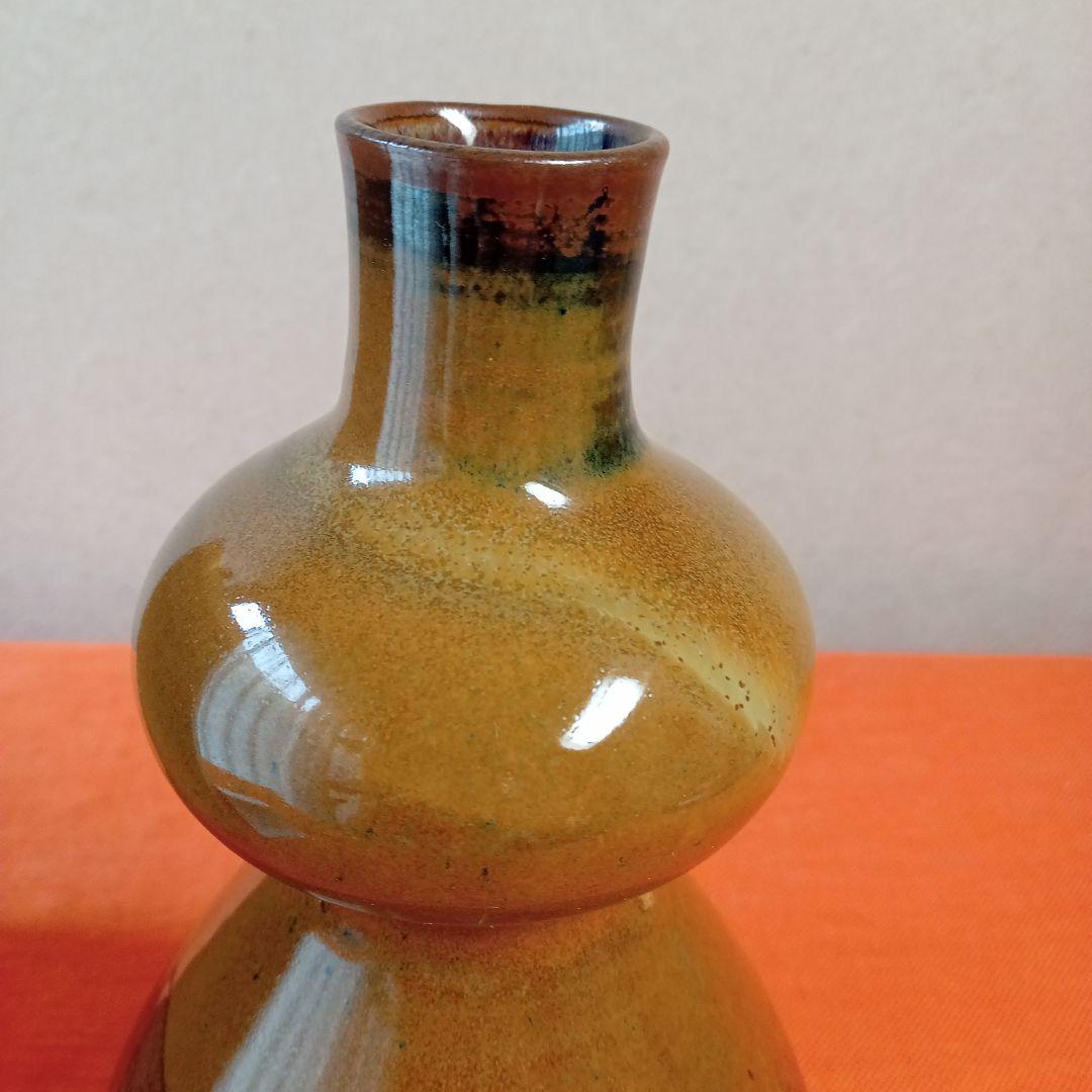 茶陶器　花入れ　宗家高取焼　十二代高取八山　作　共箱