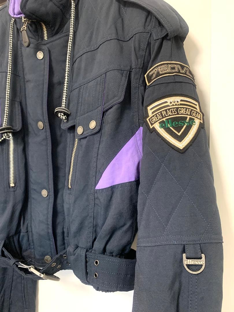 レトロ ウェア エレッセ スキーウェア 上下 セットアップ 古着 ellesse