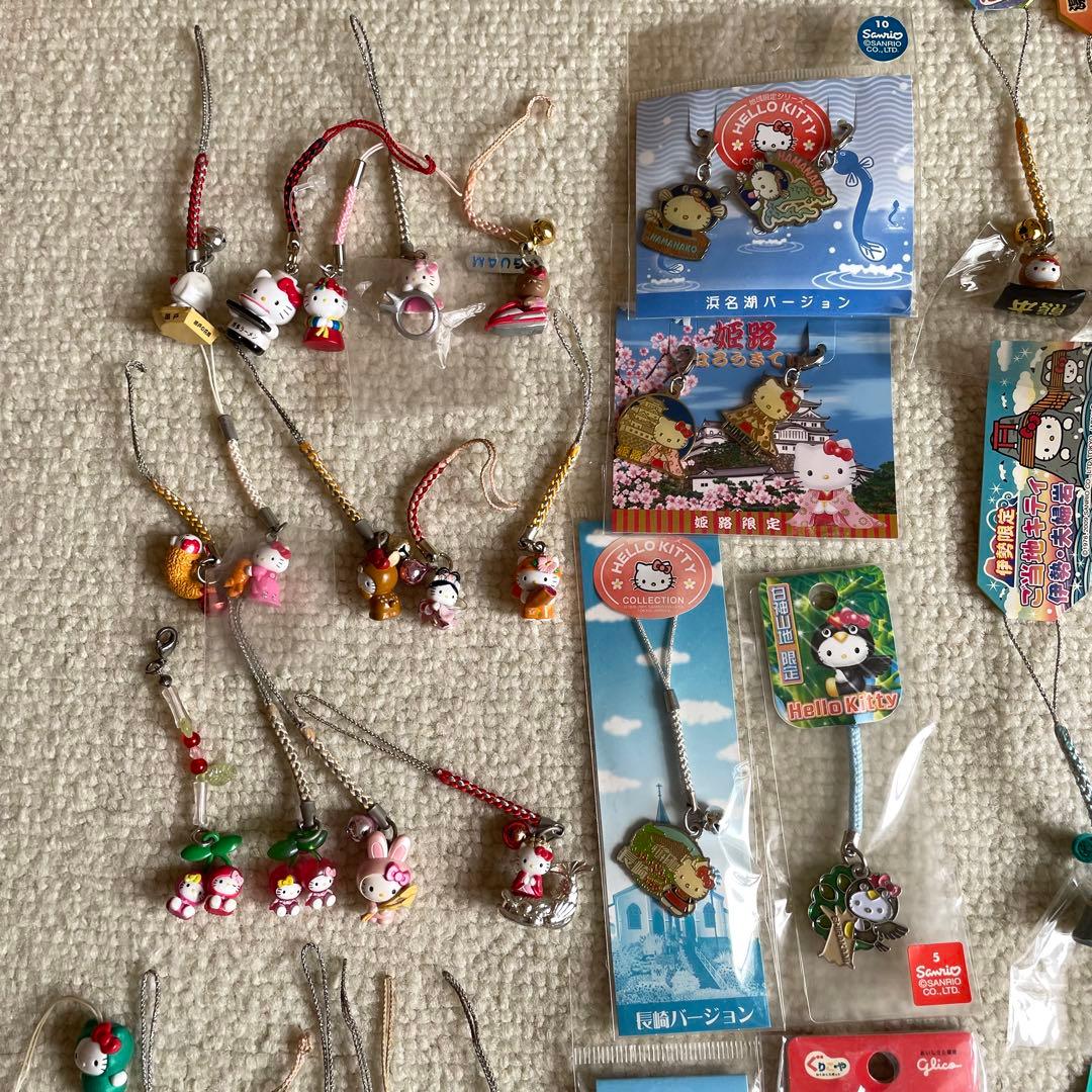 ハローキティ ご当地キティ ストラップ 根付 チャーム　ペン　200個