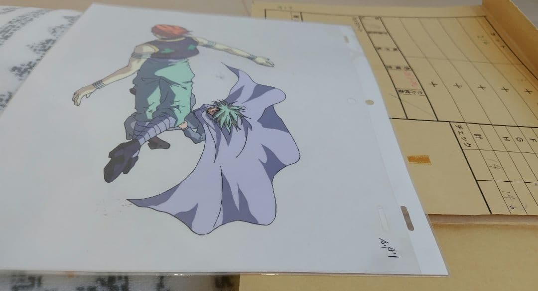 セル画 HUNTER X HUNTER ヒソカ vs カストロ　ハンターハンター