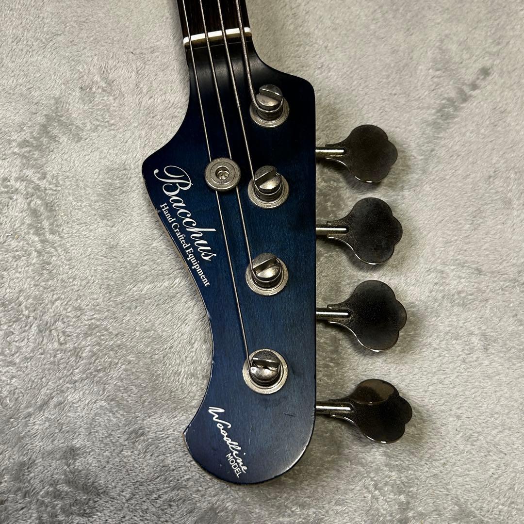 希少 Bacchus WL-434 MAHO R ブルーオイル マホガニーボディ