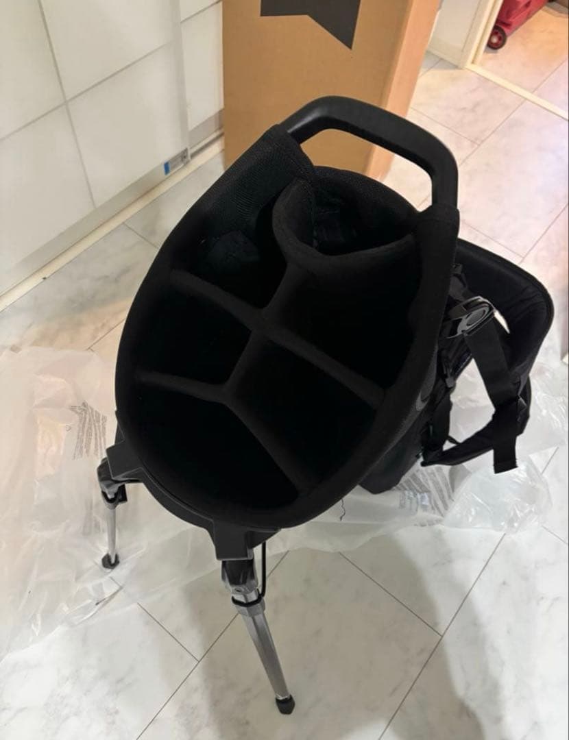 Mizuno スタンド付きキャディバッグ ブラック