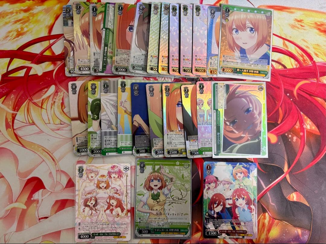 【最終値下げ】五等分の花嫁　四葉　フルホロ　デッキ（光り物パーツ付き）