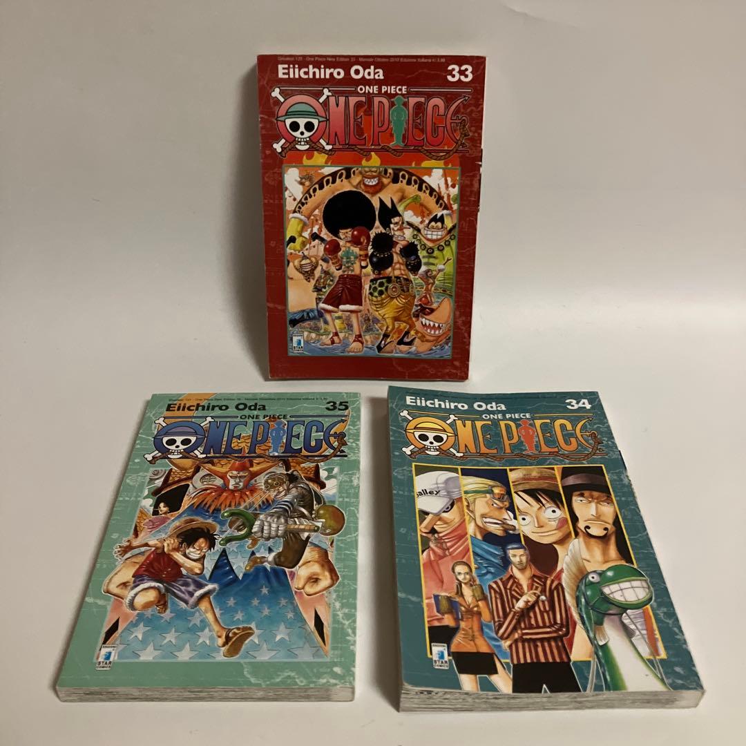 イタリア語版　ONE PIECE Vol.33〜Vol.37　尾田栄一郎
