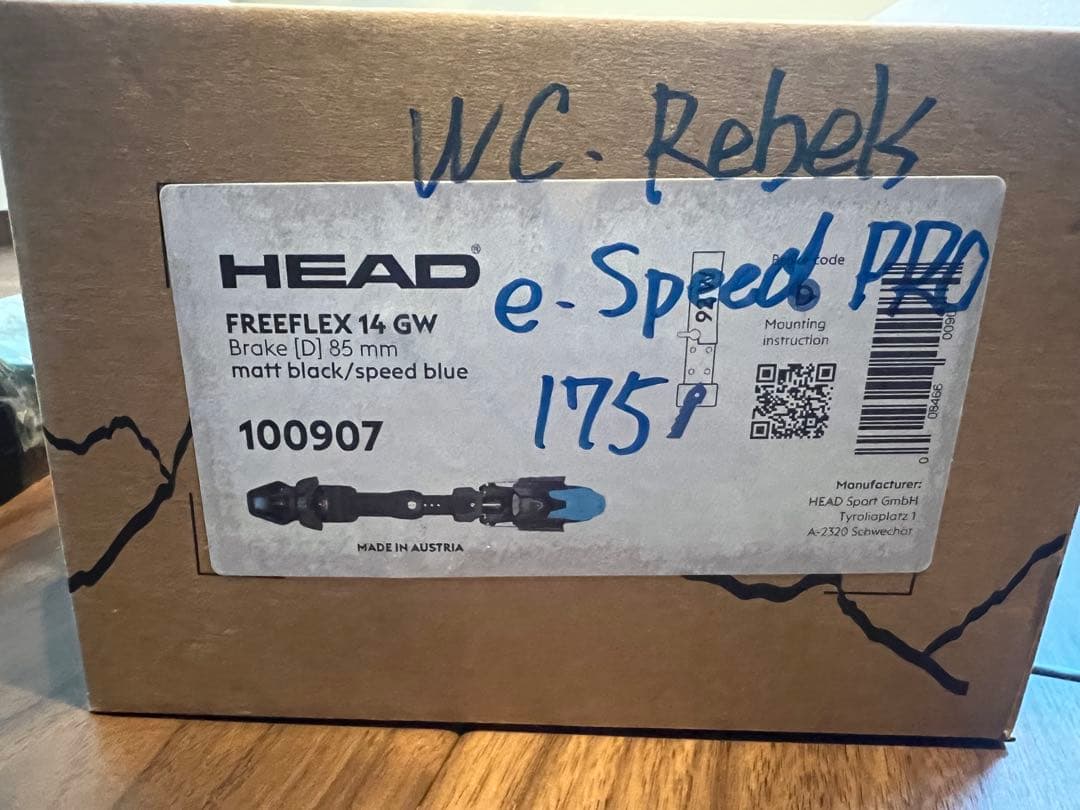 HEAD FREEFLEX 14 GW ビンディング 85mm