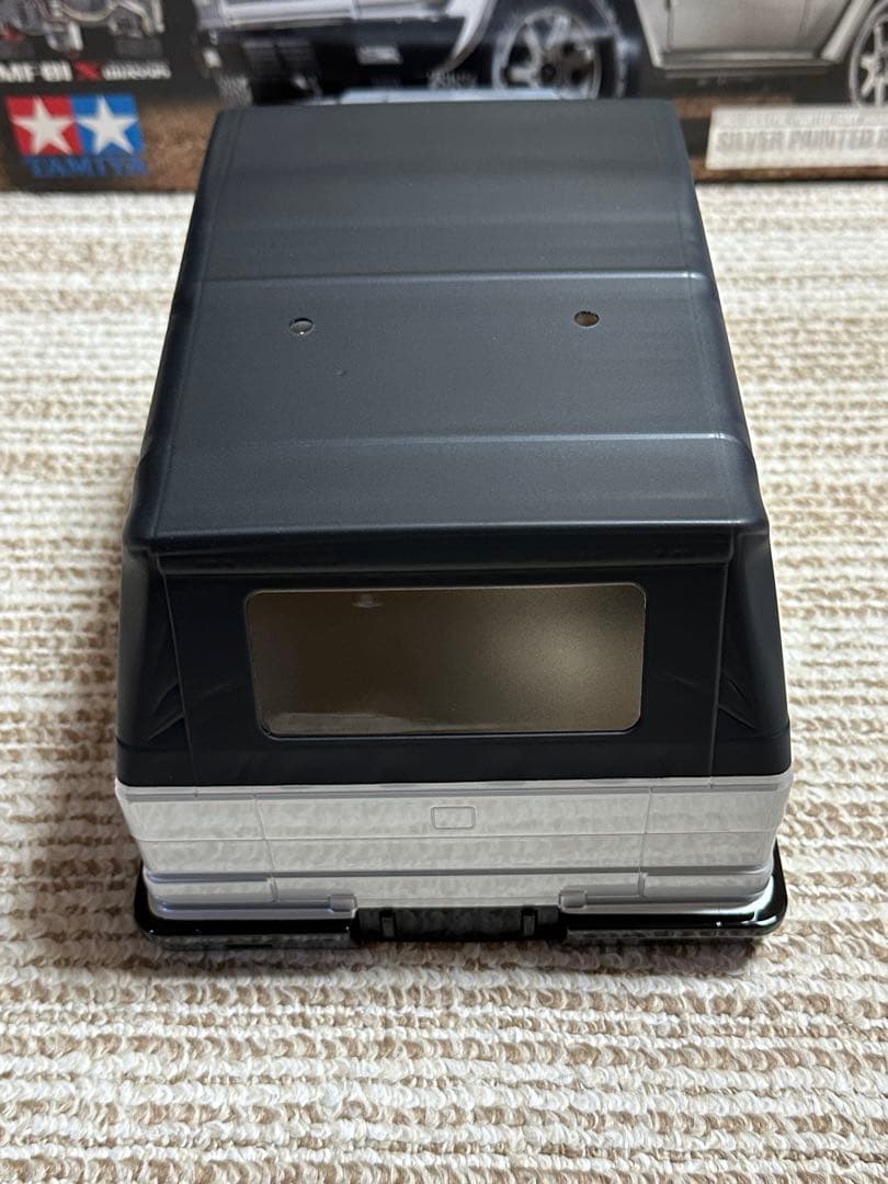 メルセデスG320カブリオ　タミヤ1/10RC MFー01X 塗装済みボディ