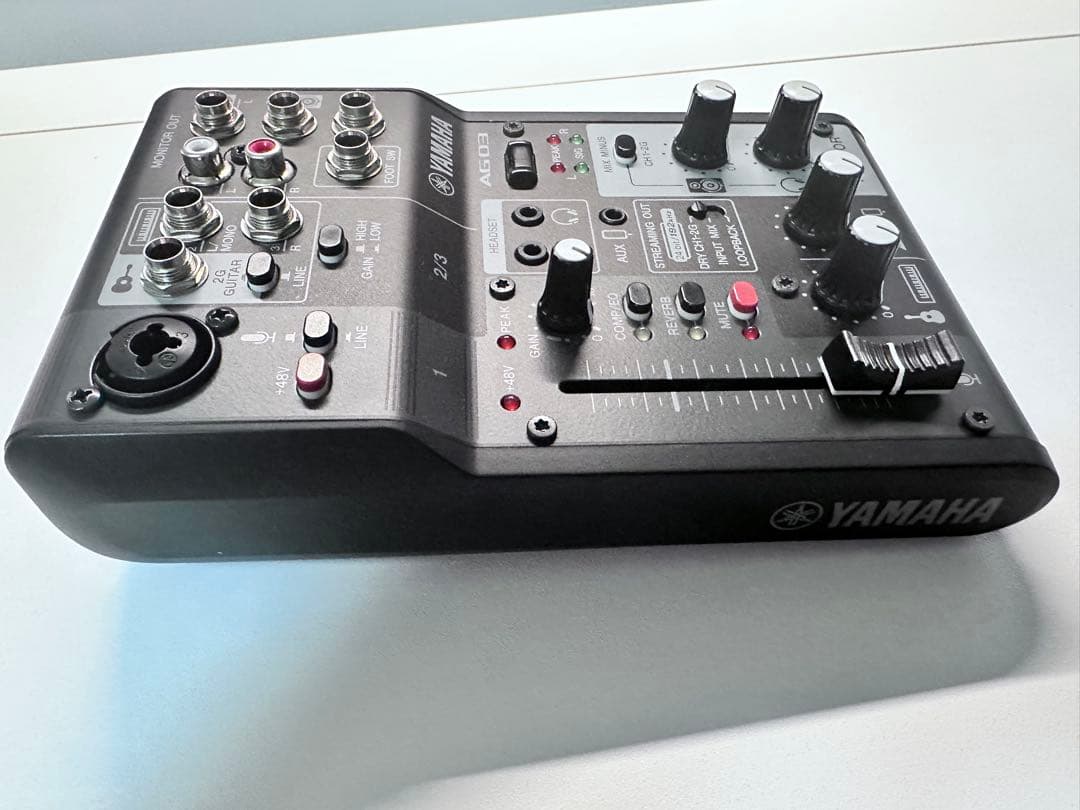 YAMAHA AG03 MK2 B オーディオインターフェイス　ブラック