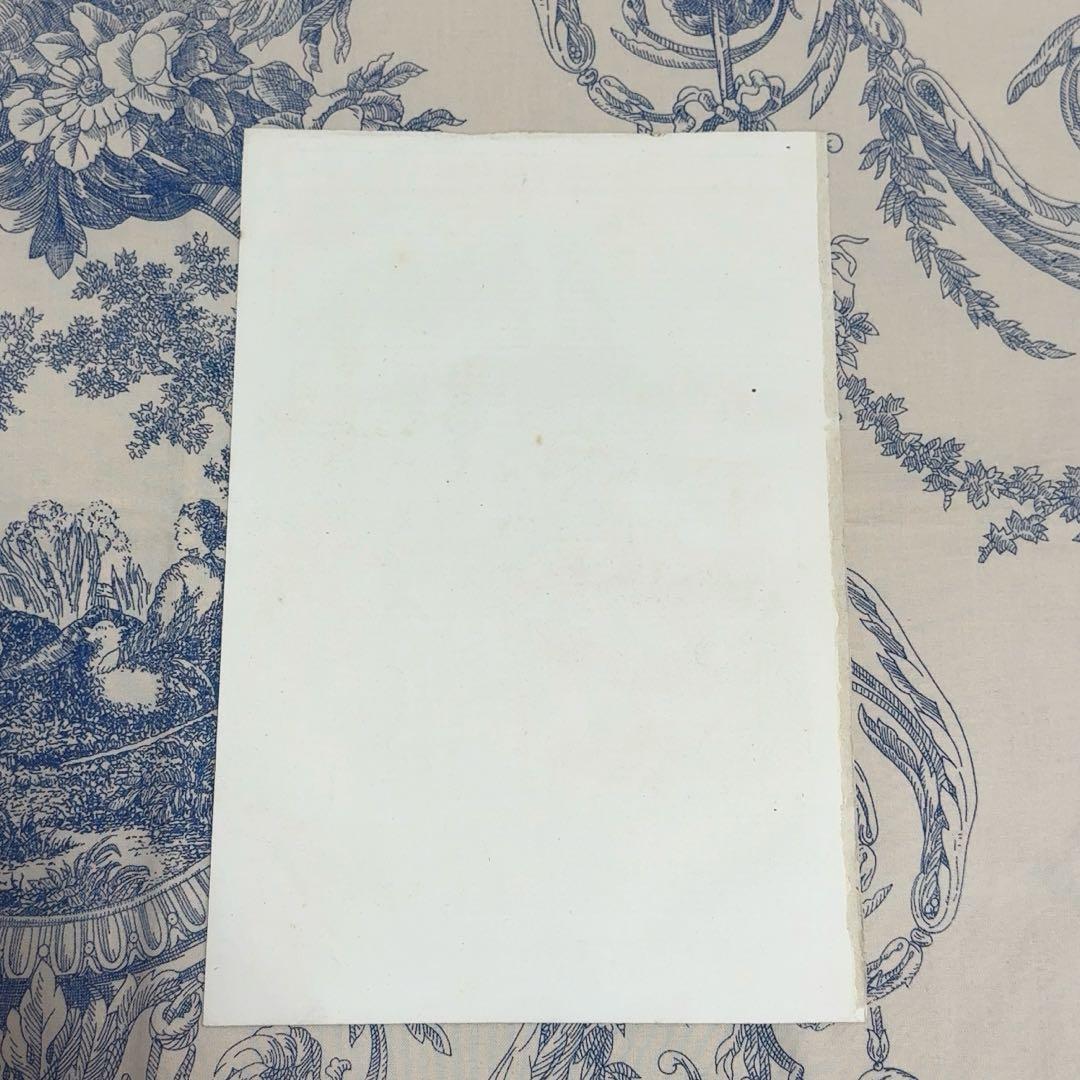 フランス　アンティーク　ファッションプレート　イラスト　紙ものと