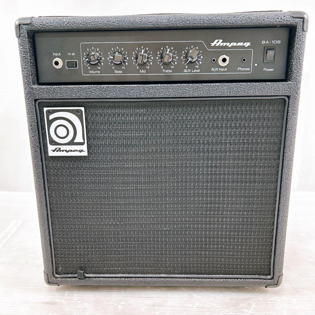 【ほぼ新品】Ampeg アンペグ ベースアンプ BA-108 V2 コンポタイプ
