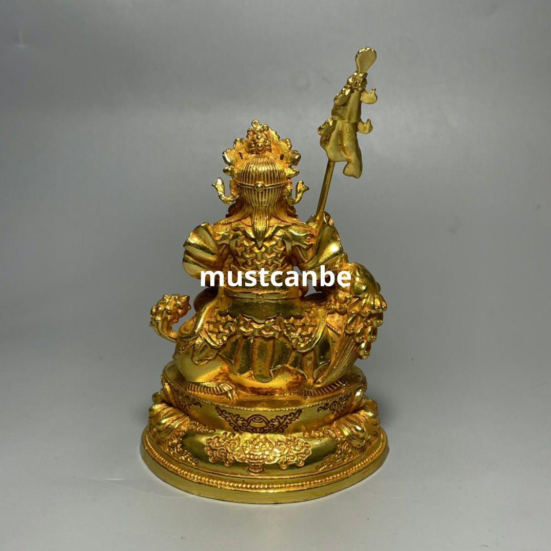 仏教美術 仏像 坐蓮多聞天神像 鎮宅辟邪 開運風水 招財 置物 工芸品 装飾品