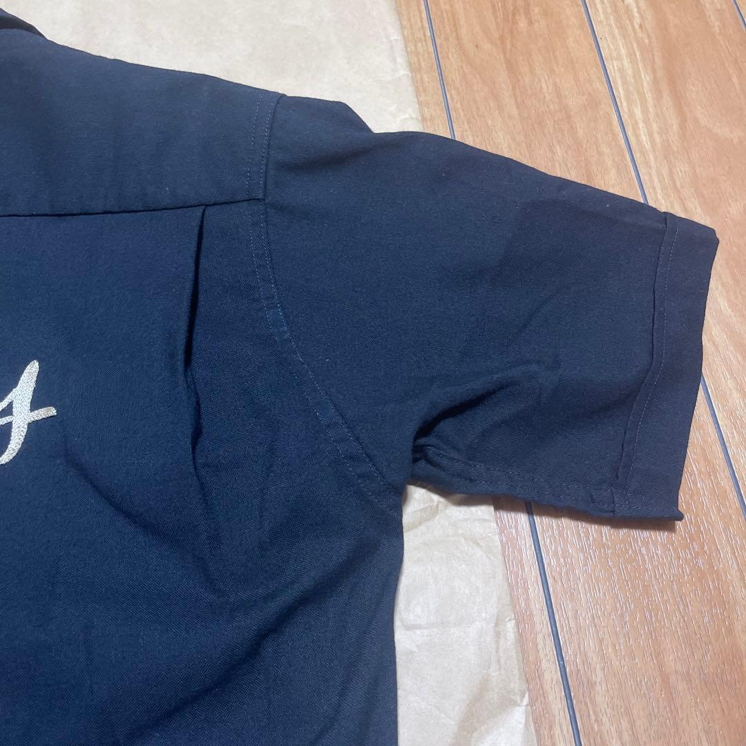 テンダーロイン　ボーリングシャツ　刺繍ロゴ　半袖シャツ